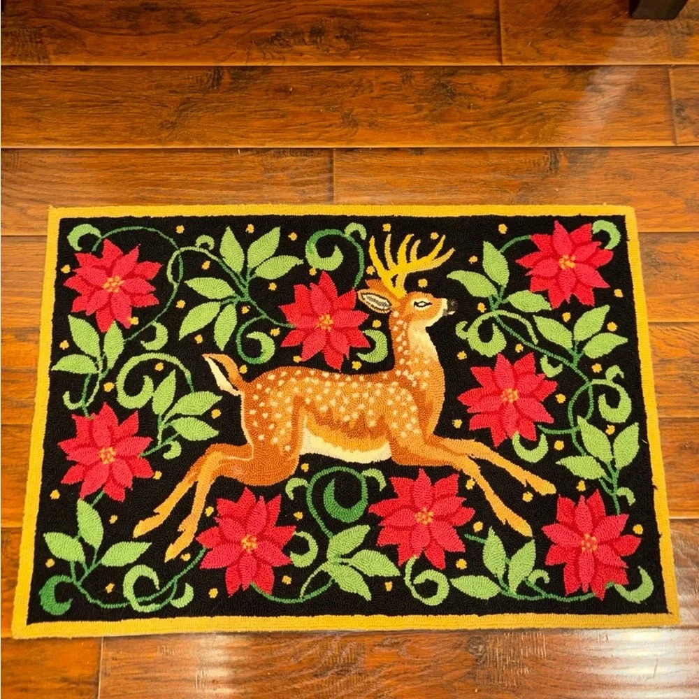 Christmas Deer | Placemat Rug